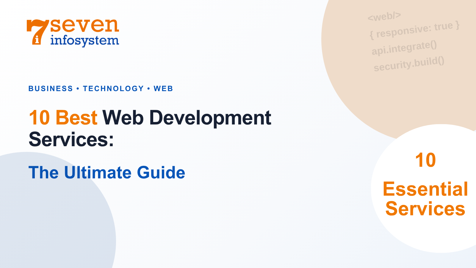 10 Best Web Development Services: The Ultimate Guide
